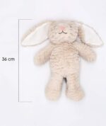 Mollis Hase Kuscheltier Baby (36cm groß) – Weiches Stofftier für Kinder & Babys – Kuschelh – Bild 4