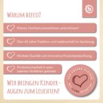 Bieco Kuscheltier Reh Ella mit Rassel | Baby Kuscheltier ab 0 Monate Stofftier Baby Plüschtier rentier – Bild 2